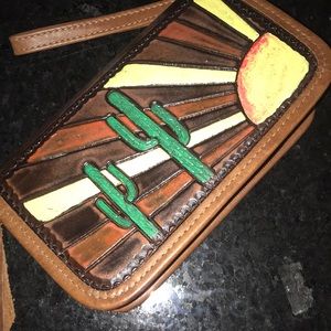 Double J Saddlery wristlet/clutch/purse/wallet